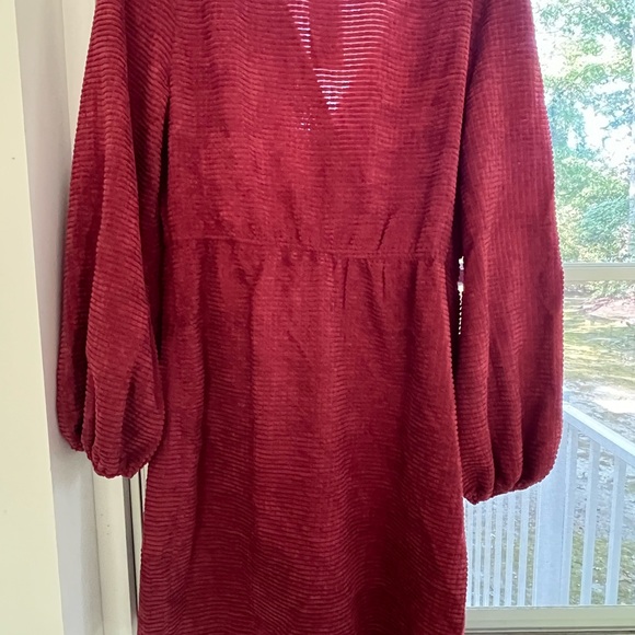 Simplee XL Faux Wrap Dress NWT - Picture 3 of 5